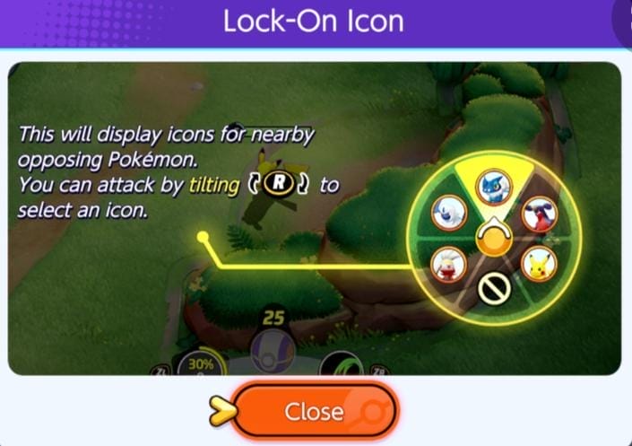 the unite lock-on wheel icon and explainer text.